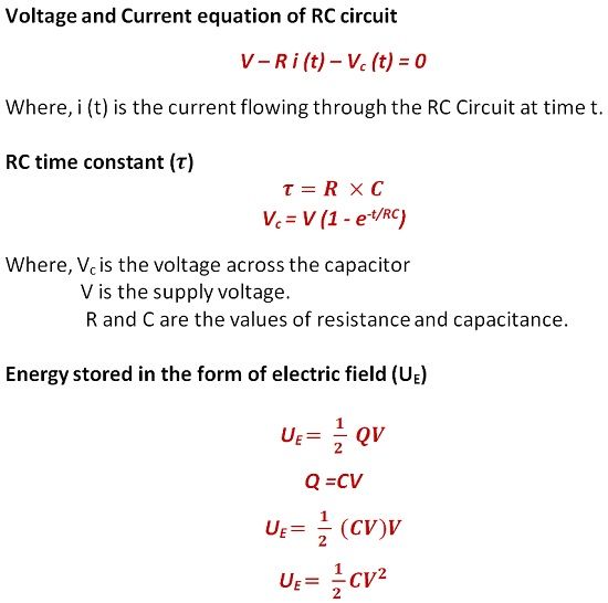 RC电路方程
