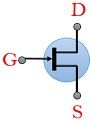 JFET的象征