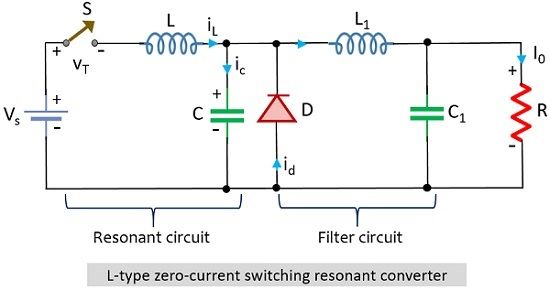 L型零电流转换谐振转换器