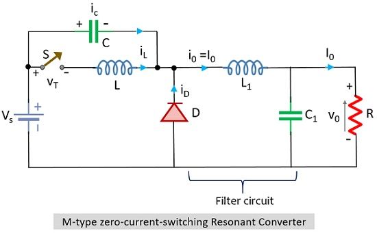 M型零电流转换谐振转换器